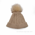Aangepaste logo unisex beanie winter hoed
